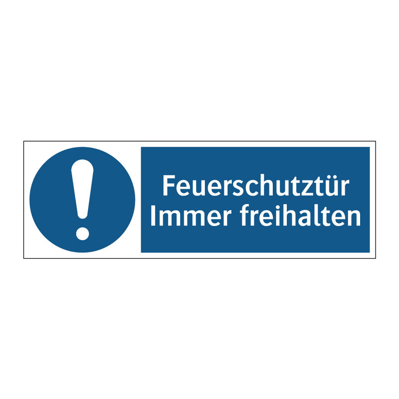 Feuerschutztür Immer freihalten