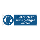 Gehörschutz muss getragen werden