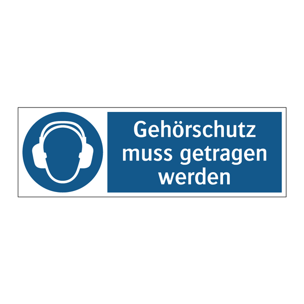 Gehörschutz muss getragen werden