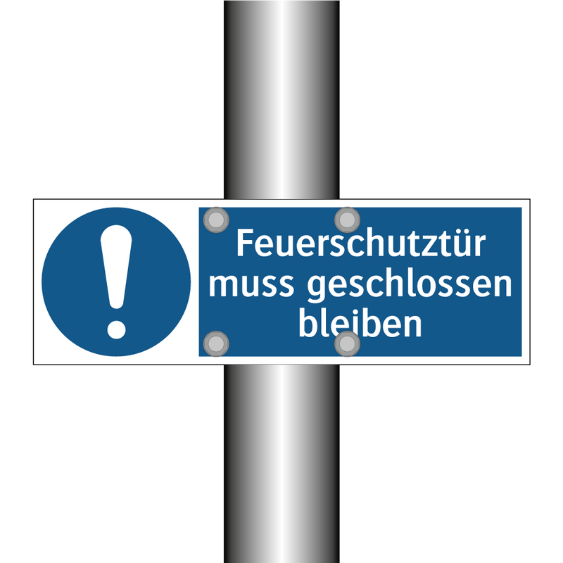 Feuerschutztür muss geschlossen bleiben