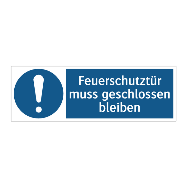 Feuerschutztür muss geschlossen bleiben