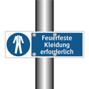 Feuerfeste Kleidung erforderlich