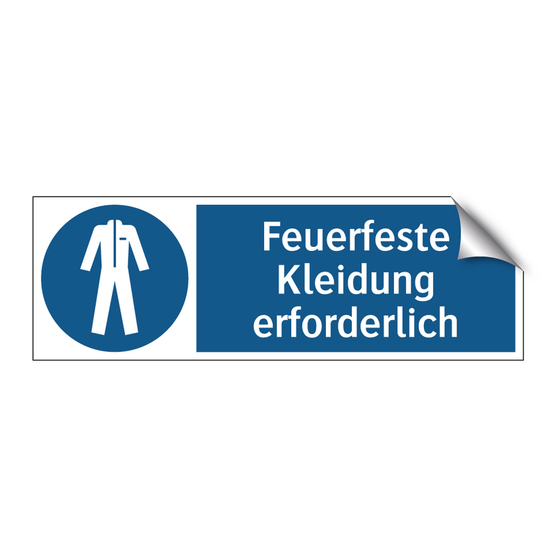 Feuerfeste Kleidung erforderlich
