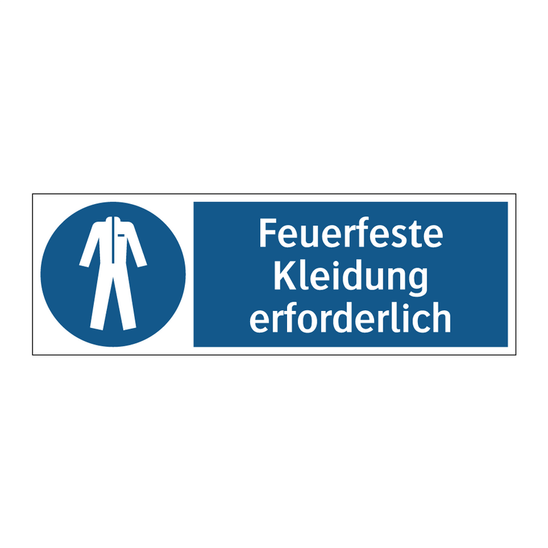 Feuerfeste Kleidung erforderlich