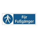 Für Fußgänger