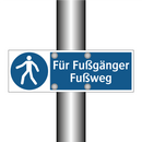 Für Fußgänger Fußweg