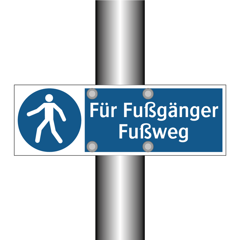 Für Fußgänger Fußweg
