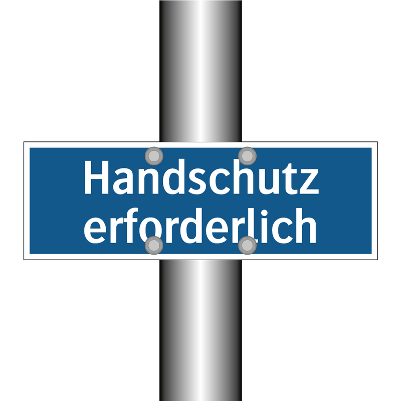 Handschutz erforderlich