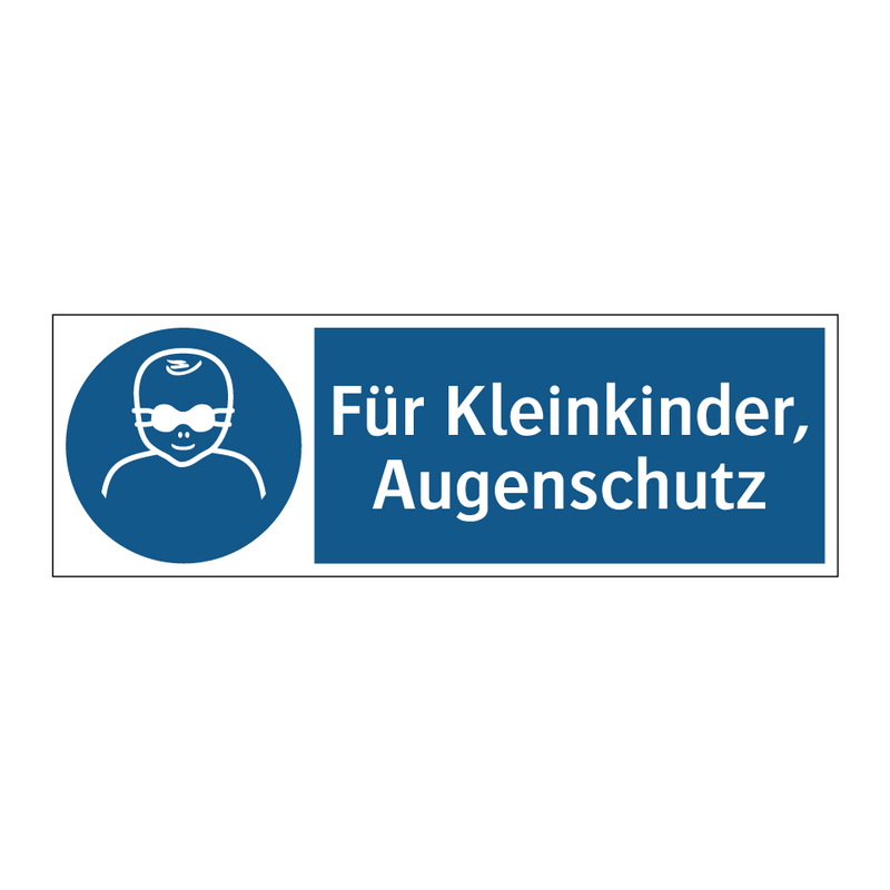 Für Kleinkinder, Augenschutz