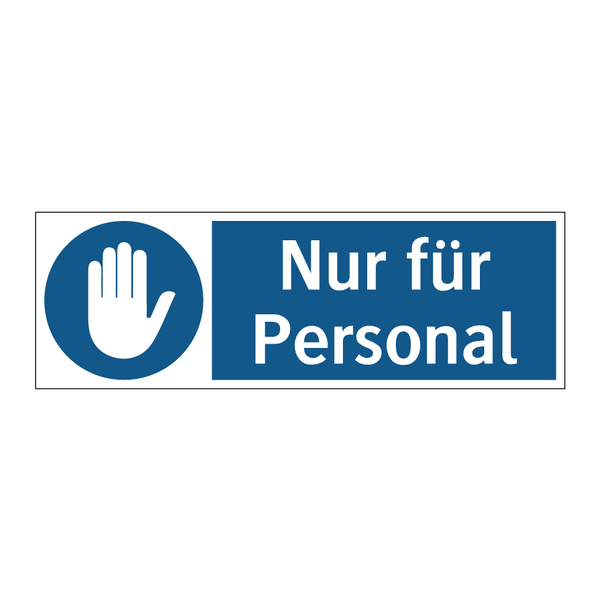 Nur für Personal