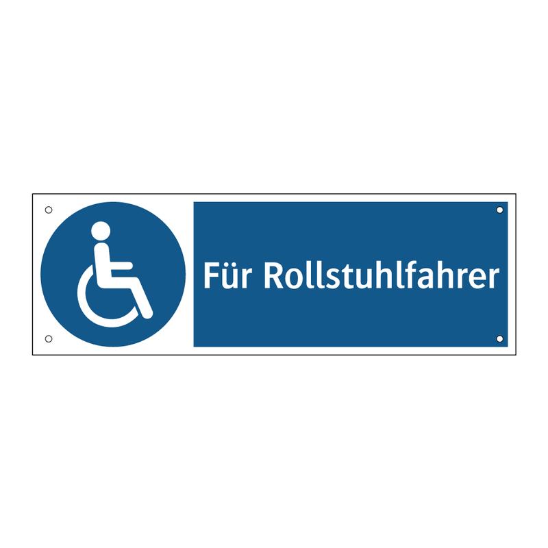 Für Rollstuhlfahrer