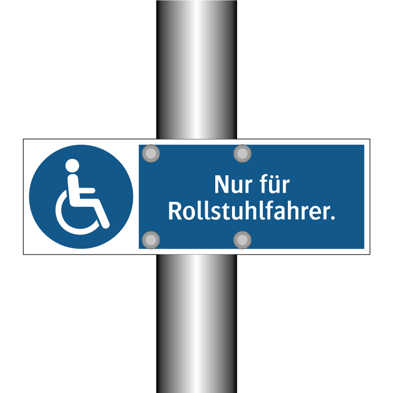 Nur für Rollstuhlfahrer.