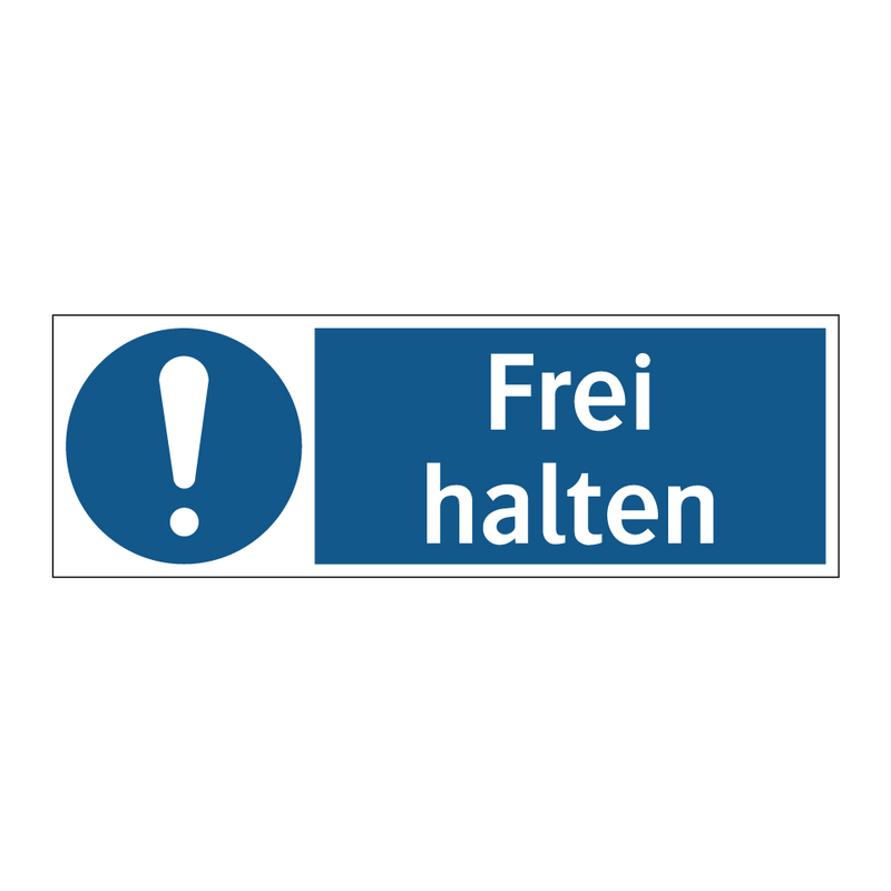 Frei halten