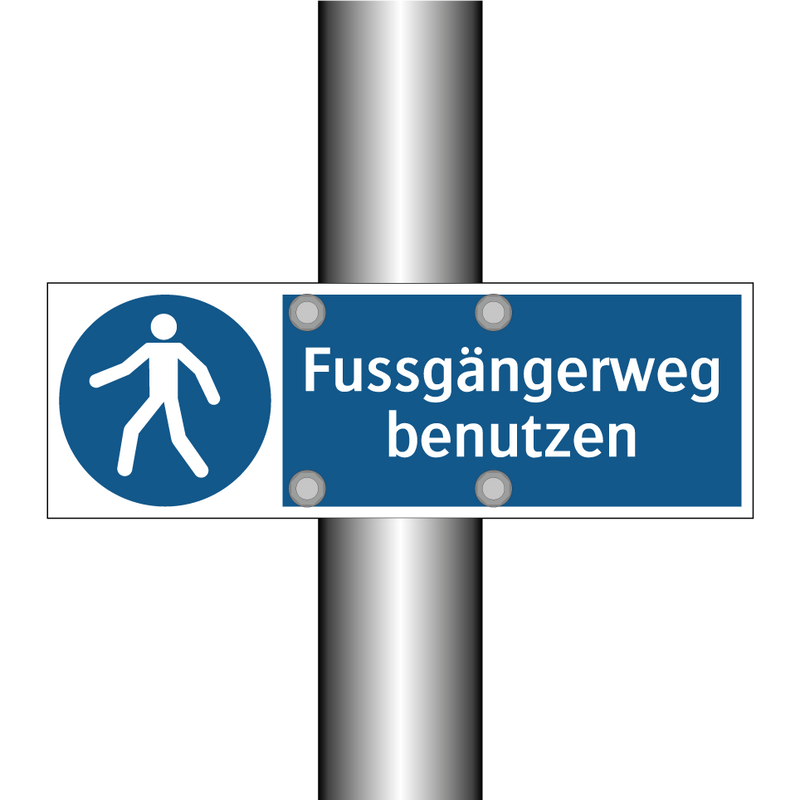 Fussgängerweg benutzen