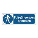 Fußgängerweg benutzen