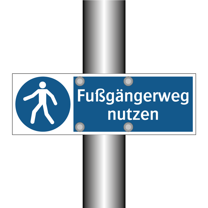 Fußgängerweg nutzen