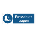 Fussschutz tragen