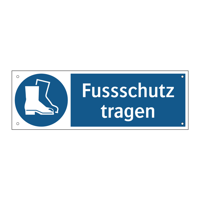 Fussschutz tragen