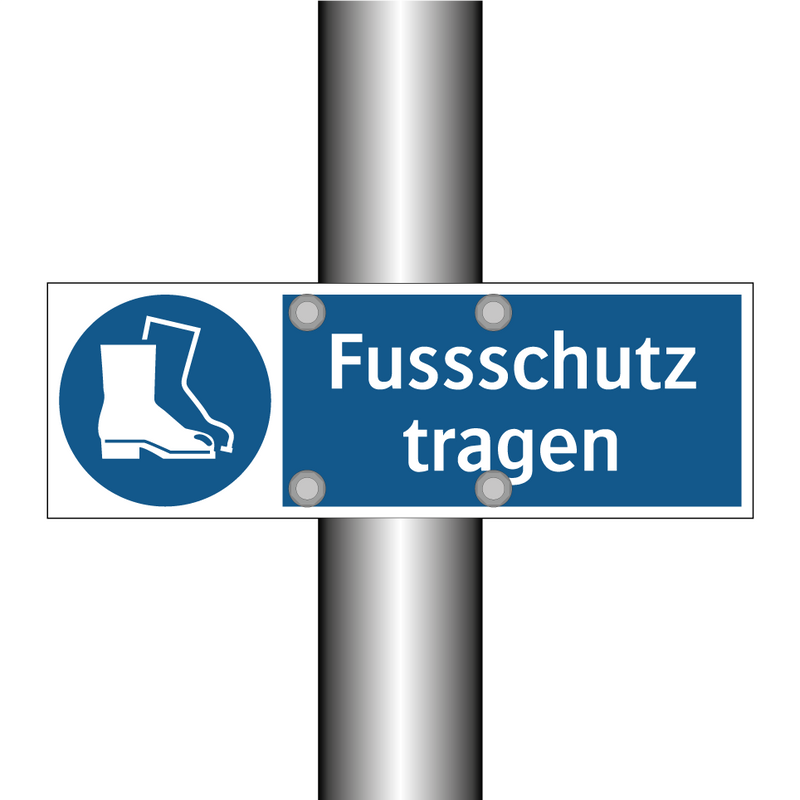 Fussschutz tragen
