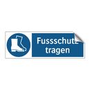 Fussschutz tragen