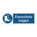 Fussschutz tragen