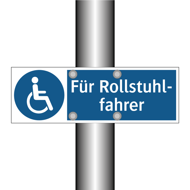 Für Rollstuhl- fahrer
