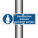 Gasflaschen müssen gesichert werden