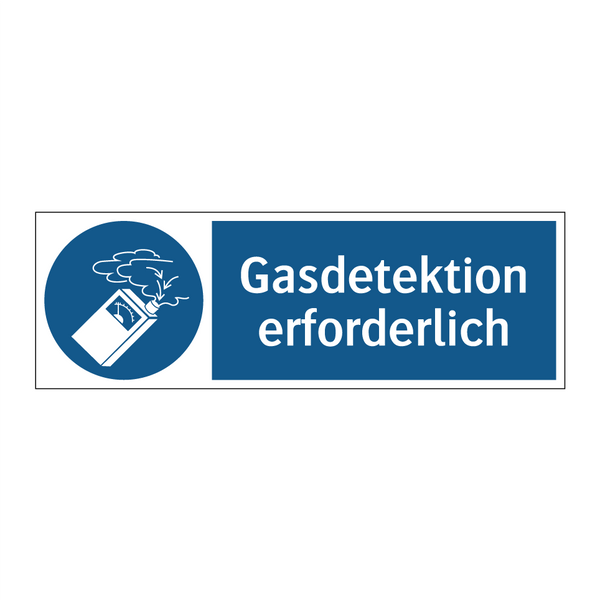 Gasdetektion erforderlich