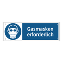 Gasmasken erforderlich