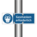 Gasmasken erforderlich