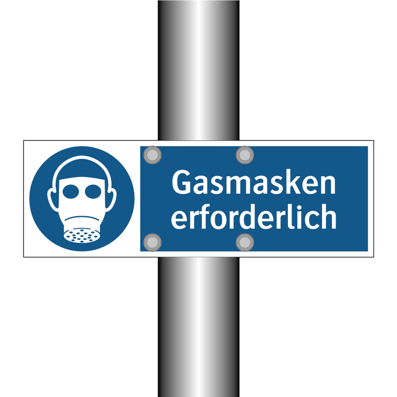 Gasmasken erforderlich