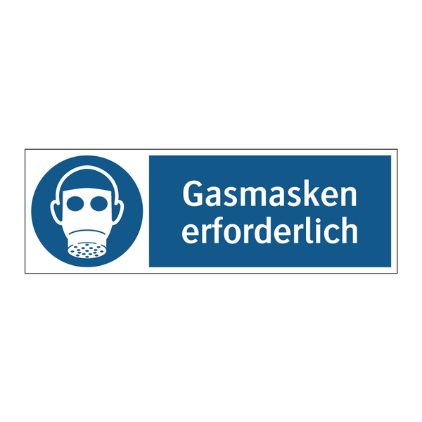Gasmasken erforderlich