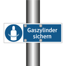 Gaszylinder sichern