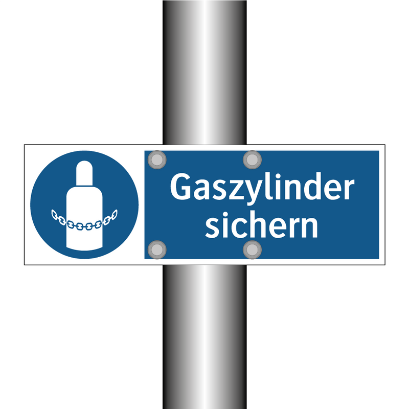 Gaszylinder sichern