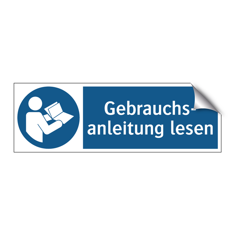 Gebrauchs- anleitung lesen