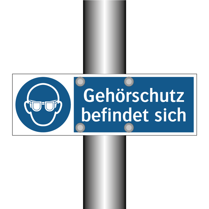 Gehörschutz befindet sich