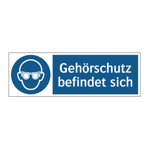 Gehörschutz befindet sich