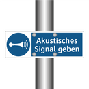 Akustisches Signal geben
