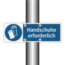 Handschuhe erforderlich