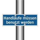 Handläufe müssen benutzt werden