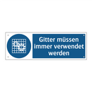 Gitter müssen immer verwendet werden