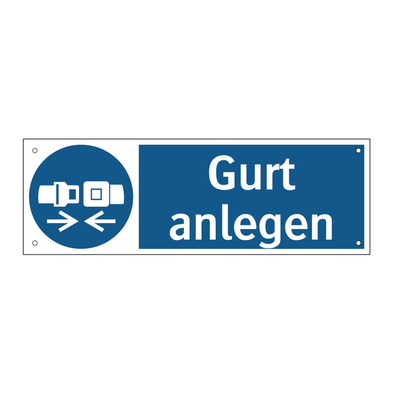 Gurt anlegen