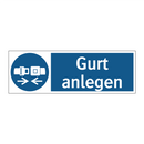 Gurt anlegen