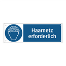 Haarnetz erforderlich