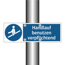 Handlauf benutzen verpflichtend