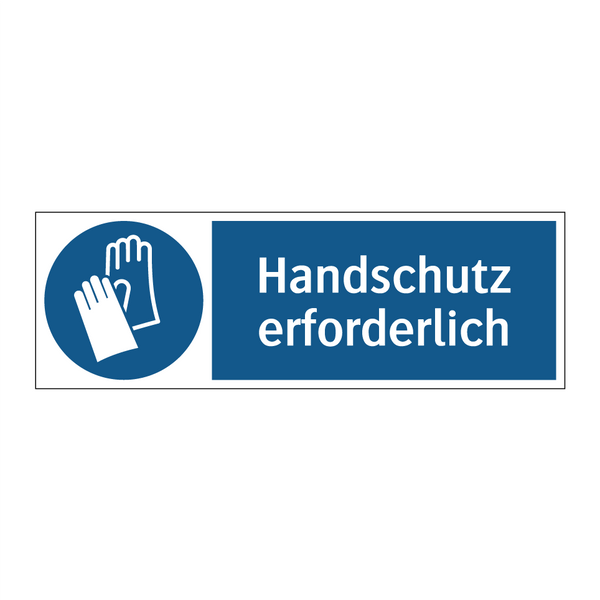 Handschutz erforderlich
