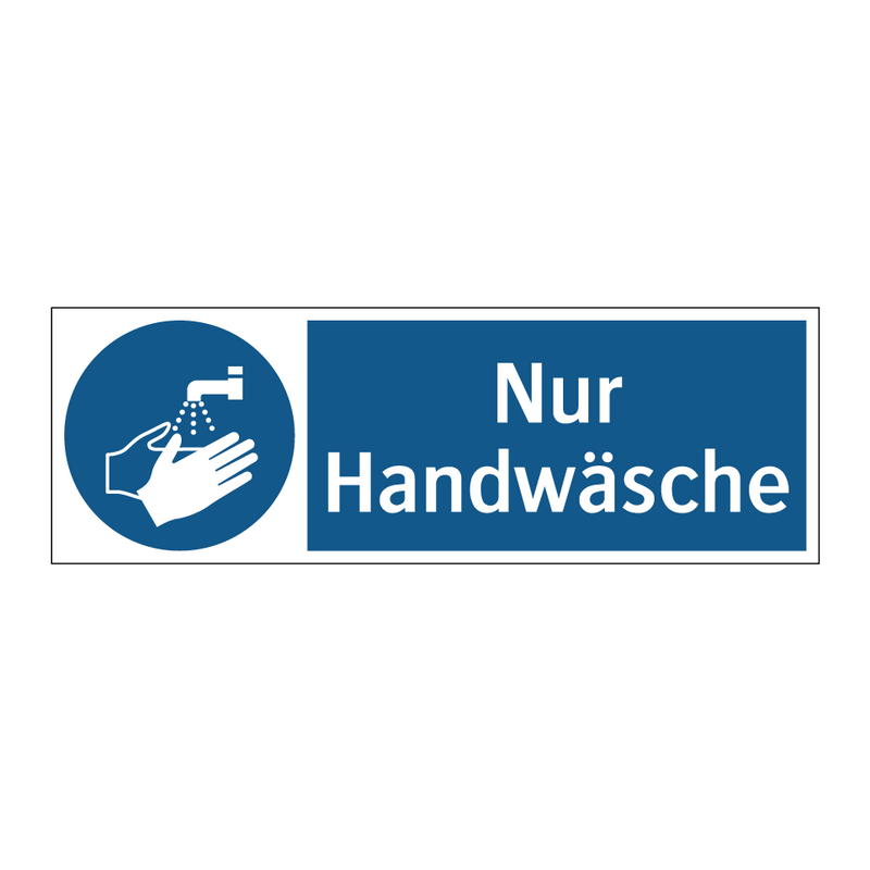 Nur Handwäsche