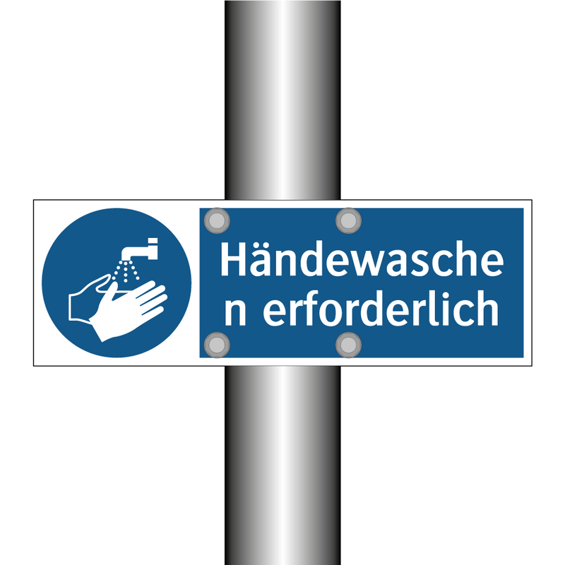 Händewaschen erforderlich