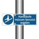 Handläufe müssen benutzt werden