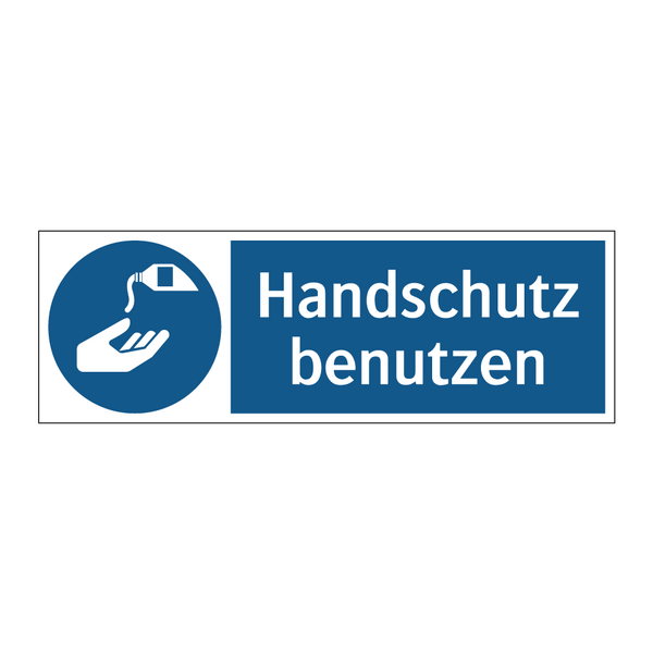 Handschutz benutzen